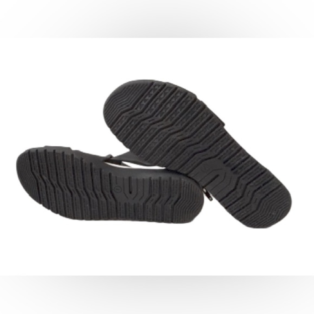 Earth Spirit Black Crisscross Zip-Back Sandals - Picture 7 of 7